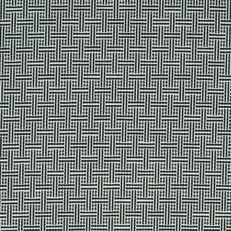 Schumacher Brickell Indoor/Outdoor Black Fabric