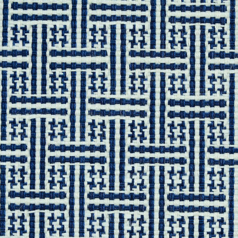 Schumacher Brickell Indoor/Outdoor Navy Fabric