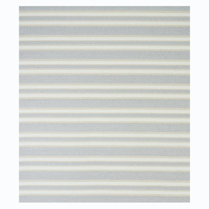 Schumacher Ohara Stripe Indoor/Outdoor Grey Fabric