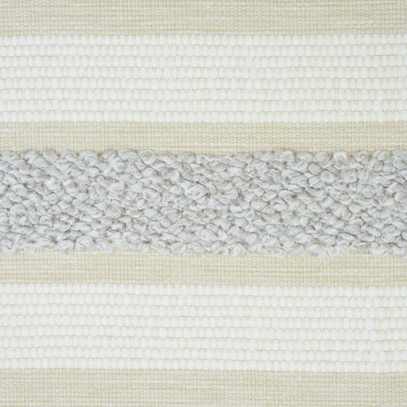 Schumacher Ohara Stripe Indoor/Outdoor Grey Fabric