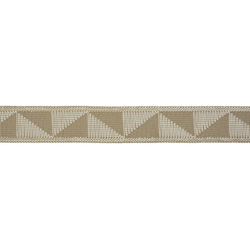 Schumacher Neutral Teague Tape Indoor/Outdoor