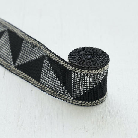 Schumacher Black Teague Tape Indoor/Outdoor