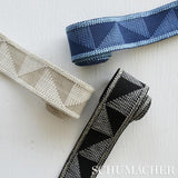 Schumacher Teague Tape Indoor/Outdoor Black Trim