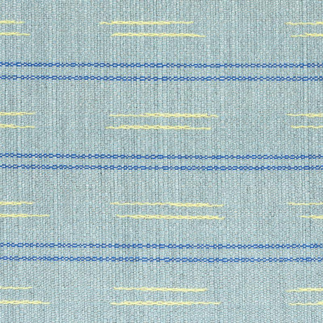 Schumacher Ainsley Stripe Indoor/Outdoor Sky Fabric