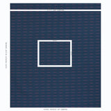 Schumacher Ainsley Stripe Indoor/Outdoor Navy Fabric