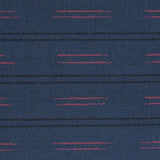 Schumacher Ainsley Stripe Indoor/Outdoor Navy Fabric