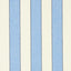 Schumacher Blumont Stripe Indoor/Outdoor Blue Fabric