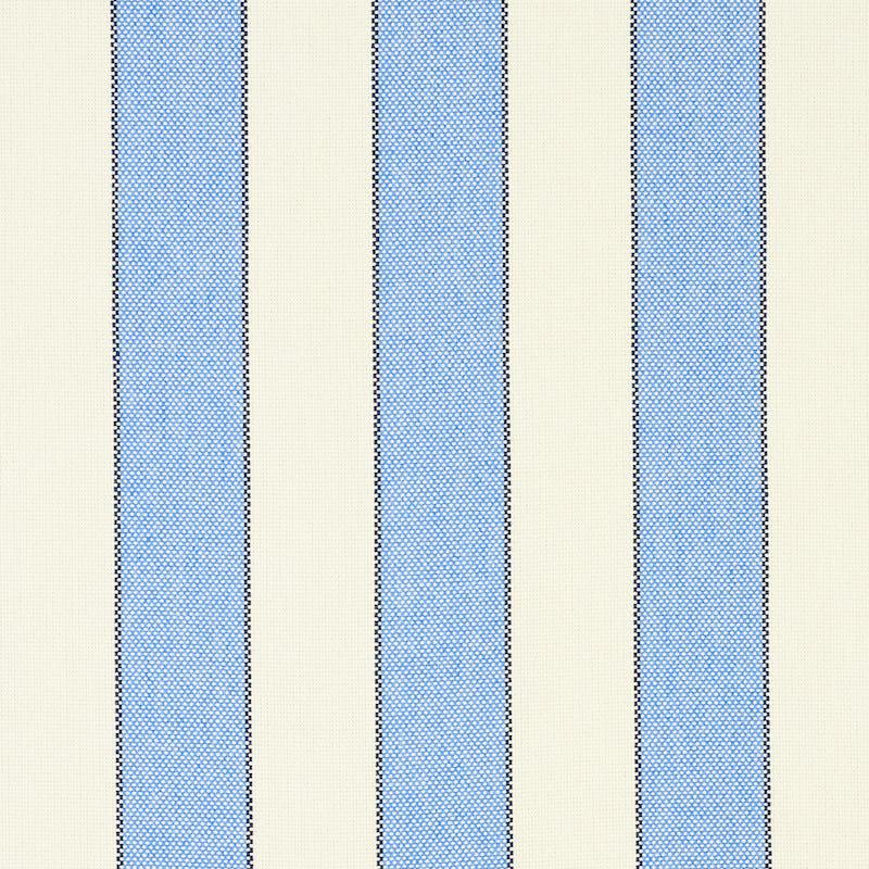 Schumacher Blumont Stripe Indoor/Outdoor Blue Fabric
