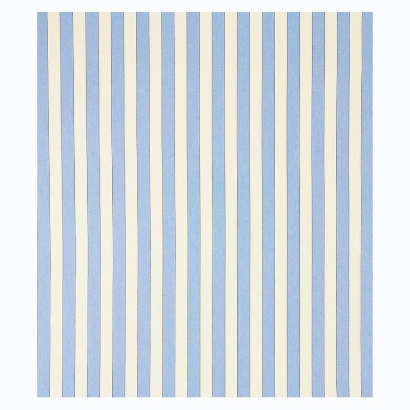 Schumacher Blumont Stripe Indoor/Outdoor Blue Fabric