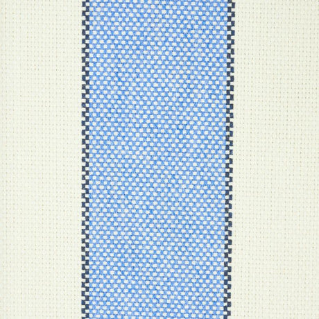 Schumacher Blumont Stripe Indoor/Outdoor Blue Fabric