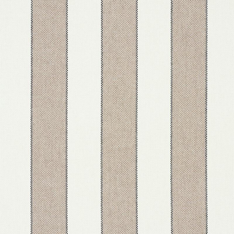 Schumacher Blumont Stripe Indoor/Outdoor Stone Fabric