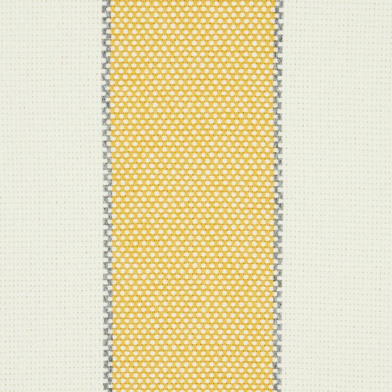 Schumacher Blumont Stripe Indoor/Outdoor Yellow Fabric