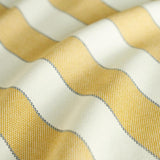 Schumacher Blumont Stripe Indoor/Outdoor Yellow Fabric