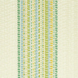 Schumacher Bendita Stripe Indoor/Outdoor Leaf Fabric