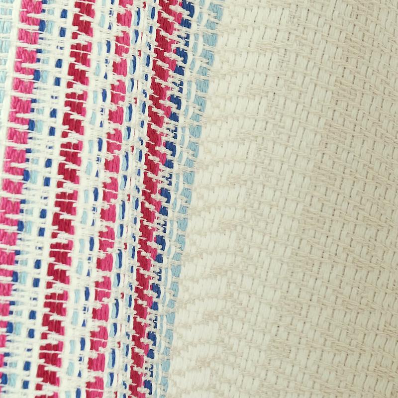 Schumacher Bendita Stripe Indoor/Outdoor Rose Fabric