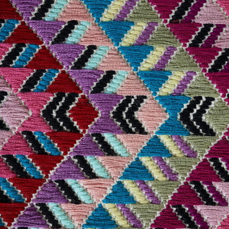 Schumacher Amates Hand Woven Brocade Carnival Fabric