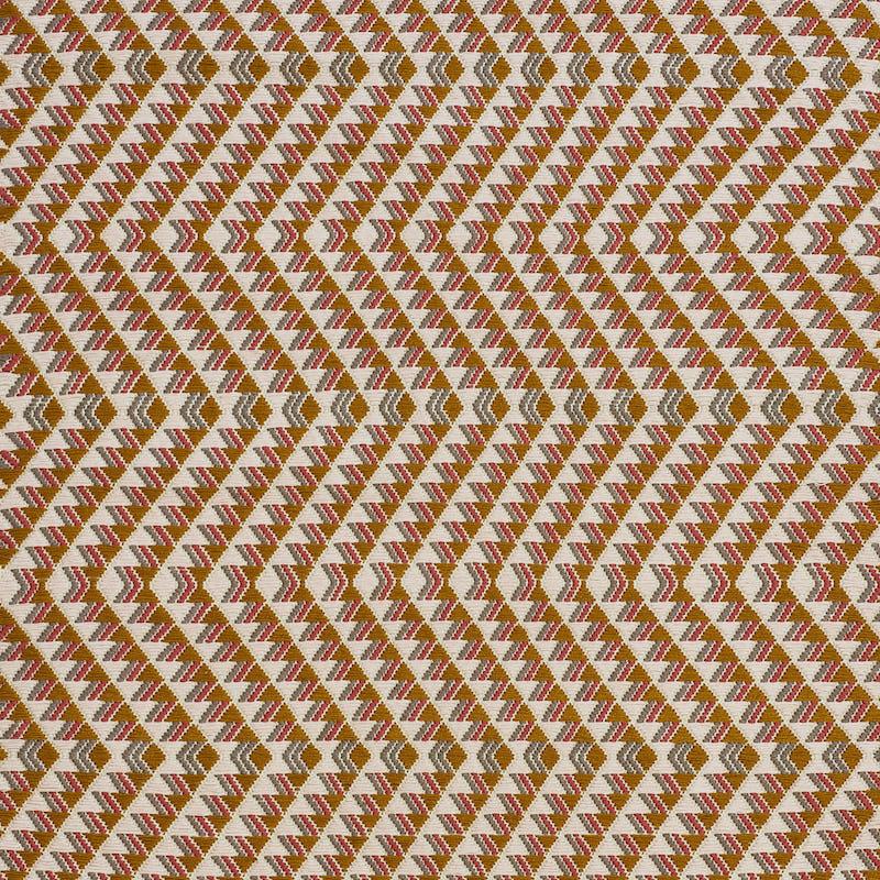 Schumacher Amates Hand Woven Brocade Mostaza Fabric