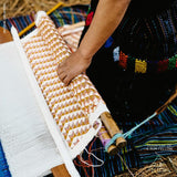 Schumacher Amates Hand Woven Brocade Mostaza Fabric