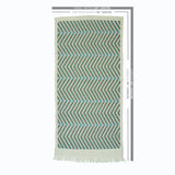 Schumacher Amates Hand Woven Brocade Duck Egg Fabric