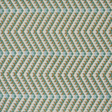 Schumacher Amates Hand Woven Brocade Duck Egg Fabric