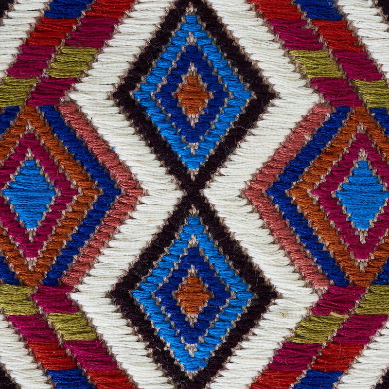 Schumacher Chahal Hand Woven Brocade Carnival Fabric