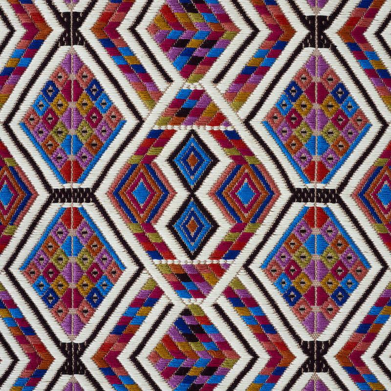 Schumacher Chahal Hand Woven Brocade Carnival Fabric