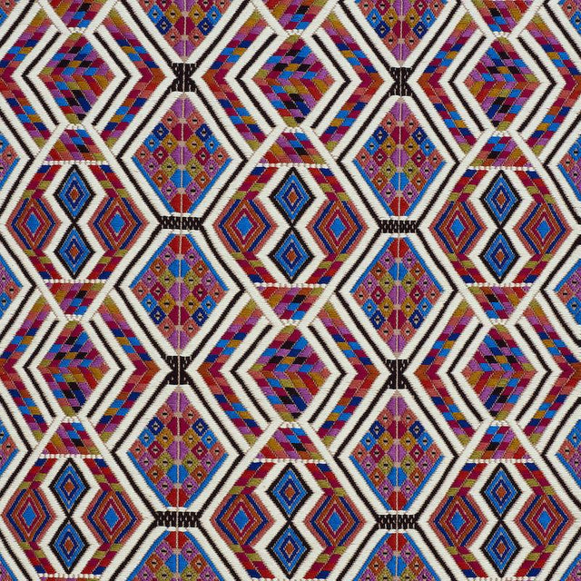 Schumacher Chahal Hand Woven Brocade Carnival Fabric