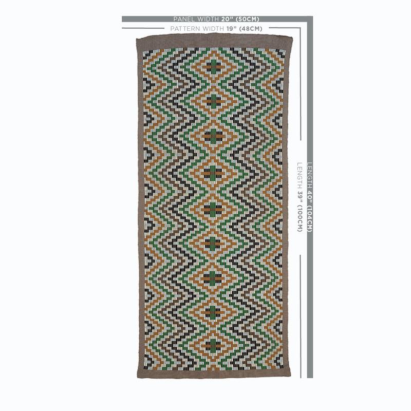 Schumacher Izapa Hand Woven Brocade Jewel Fabric