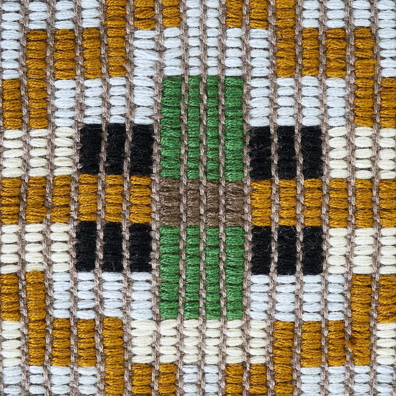 Schumacher Izapa Hand Woven Brocade Jewel Fabric