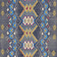 Schumacher Kaya Hand Woven Brocade Blue Fabric