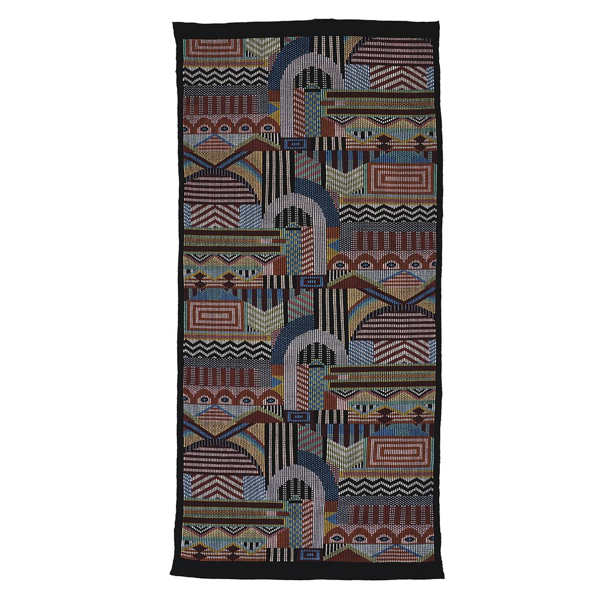 Schumacher Palomar Hand Woven Brocade Multi Fabric