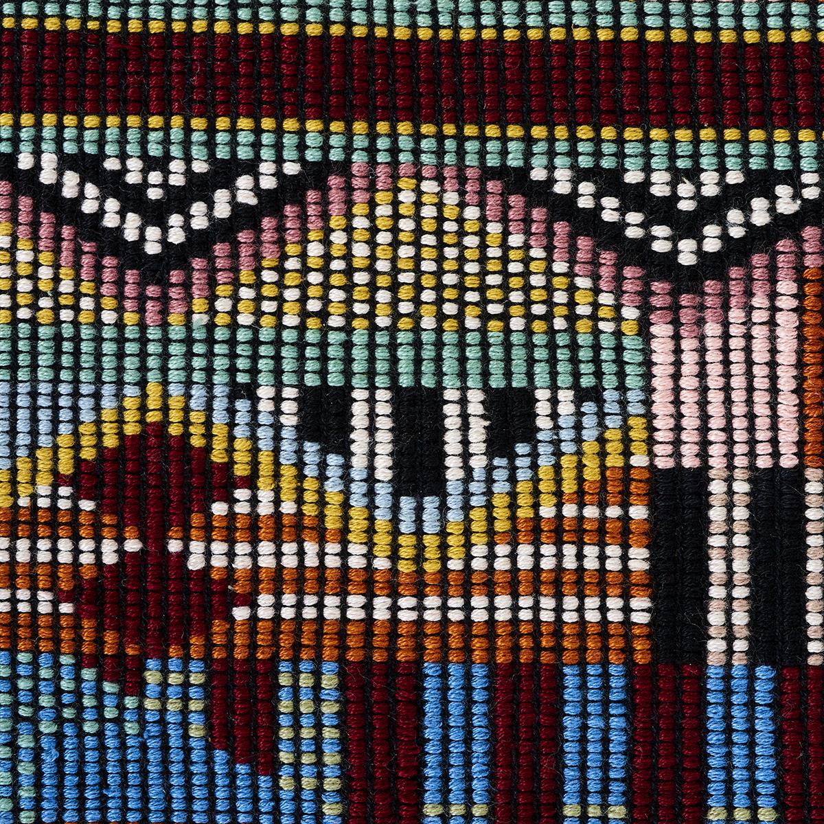 Schumacher Palomar Hand Woven Brocade Multi Fabric