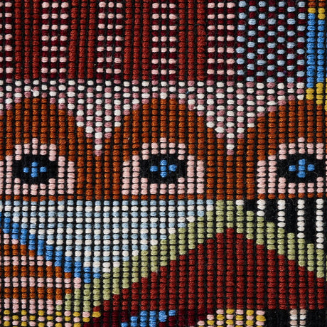 Schumacher Palomar Hand Woven Brocade Multi Fabric