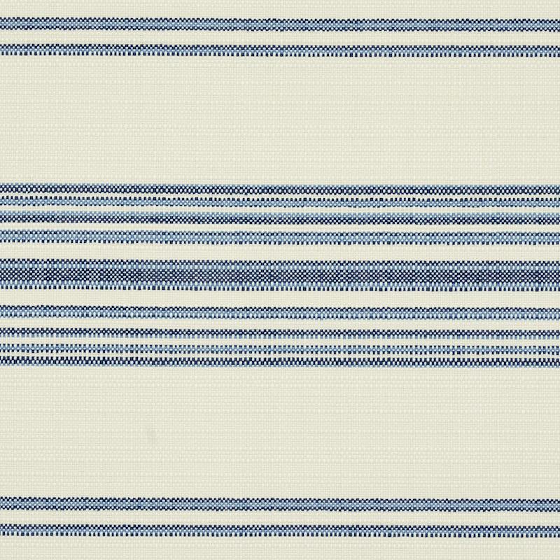 Schumacher Solana Stripe Indoor/Outdoor Navy Fabric