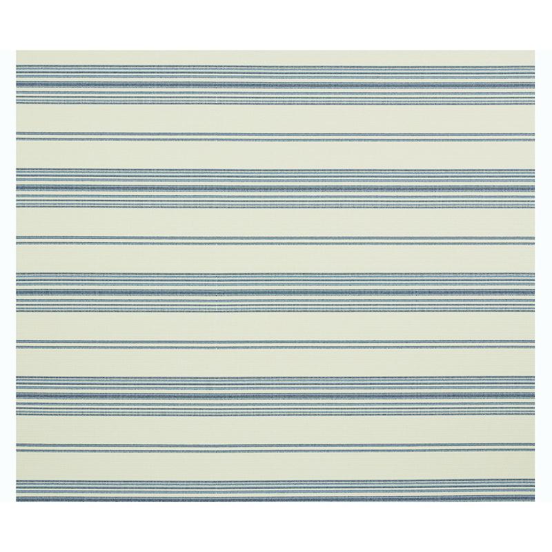 Schumacher Solana Stripe Indoor/Outdoor Navy Fabric