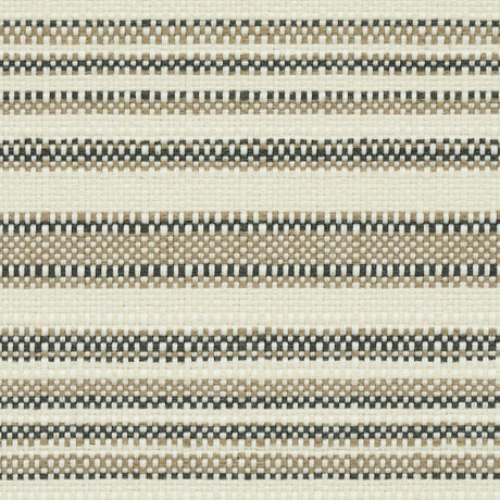 Schumacher Solana Stripe Indoor/Outdoor Stone Fabric