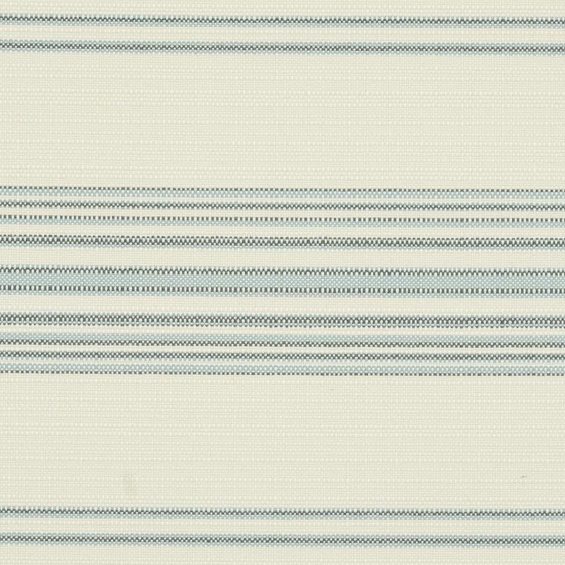 Schumacher Solana Stripe Indoor/Outdoor Sky Fabric