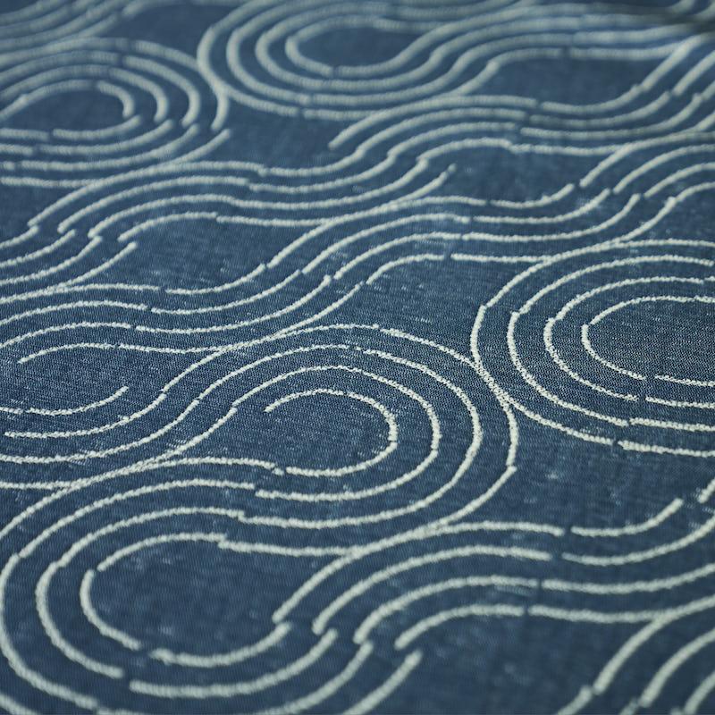 Schumacher Alma Indoor/Outdoor Denim Fabric