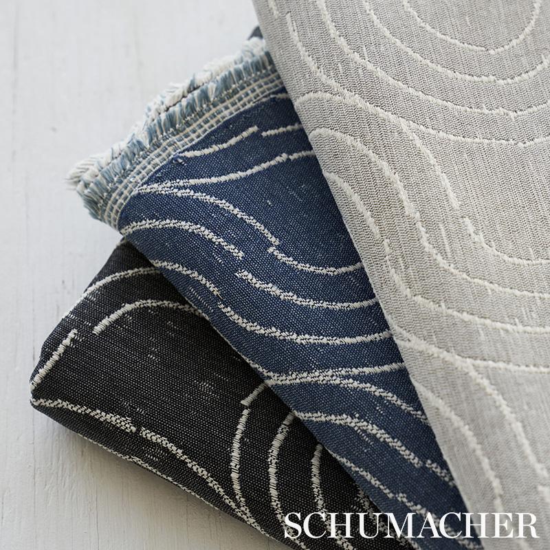 Schumacher Alma Indoor/Outdoor Denim Fabric