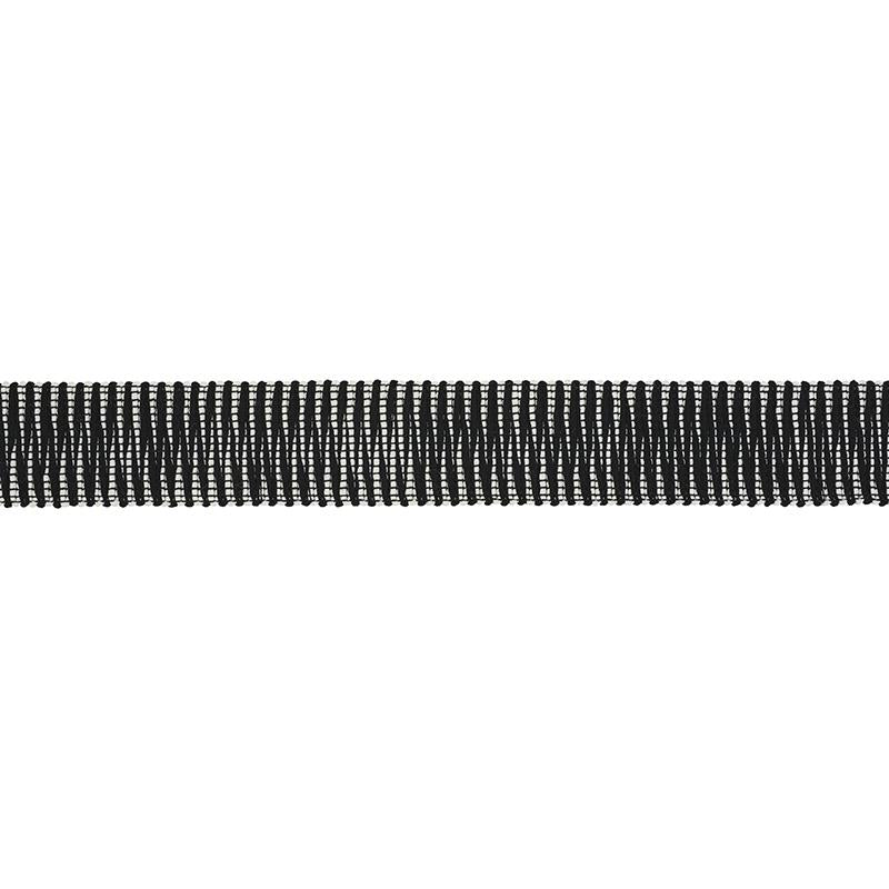 Schumacher Pierce Tape Indoor/Outdoor Black Trim