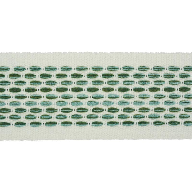 Schumacher Portola Tape Indoor/Outdoor Green Trim