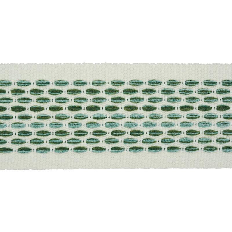 Schumacher Portola Tape Indoor/Outdoor Green Trim
