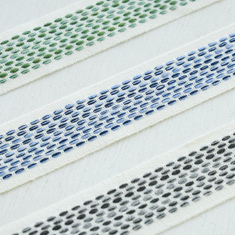 Schumacher Portola Tape Indoor/Outdoor Green Trim