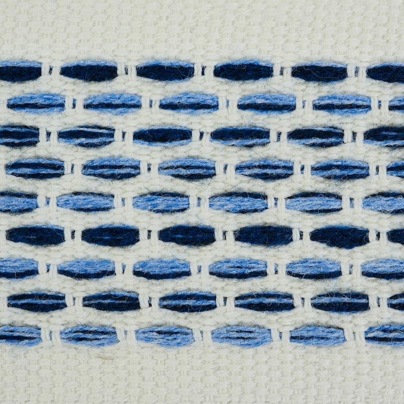 Schumacher Portola Tape Indoor/Outdoor Blue Trim