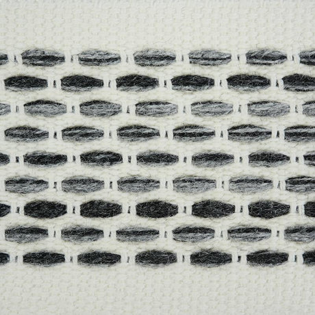 Schumacher Portola Tape Indoor/Outdoor Charcoal Trim