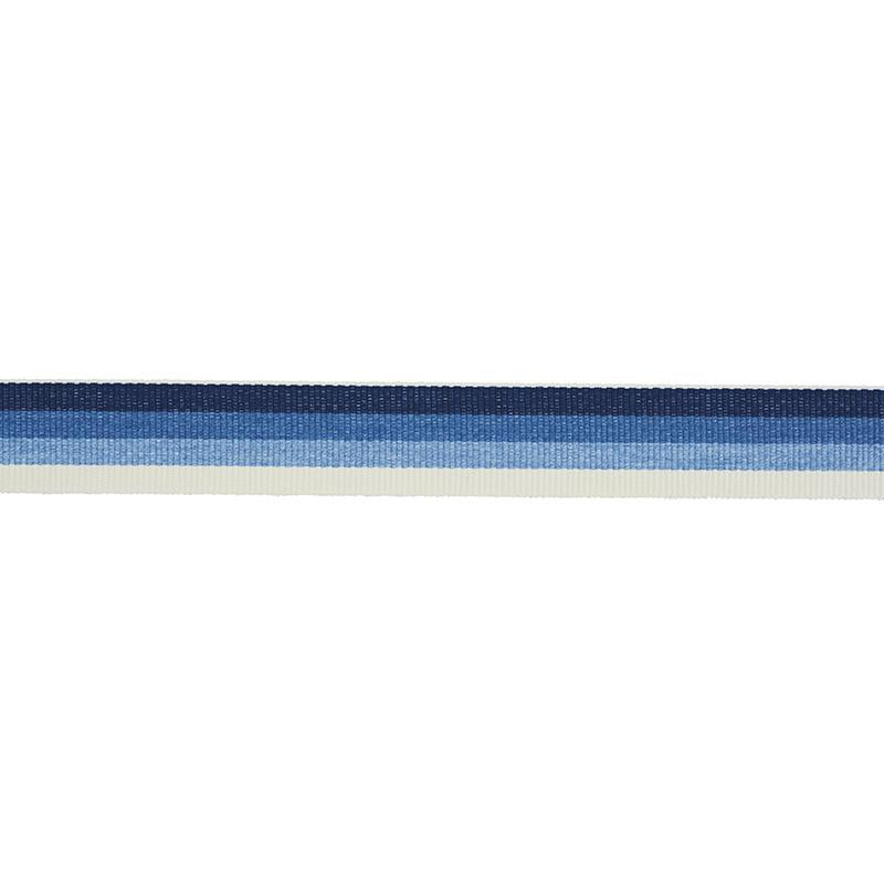 Schumacher Ombre Tape Indoor/Outdoor Blue Trim