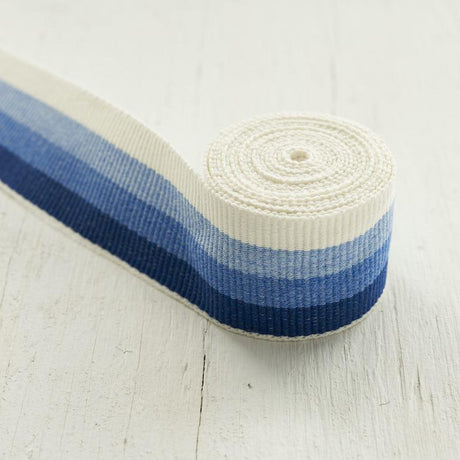 Schumacher Ombre Tape Indoor/Outdoor Blue Trim