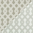 Schumacher Cleo Trellis Indoor/Outdoor Neutral Fabric