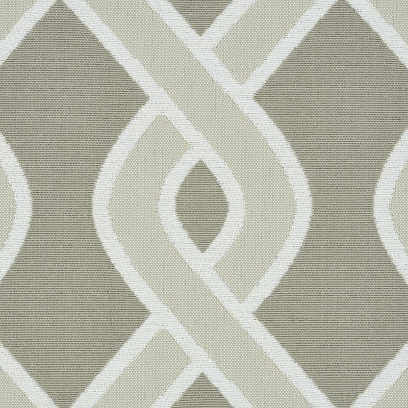 Schumacher Cleo Trellis Indoor/Outdoor Neutral Fabric