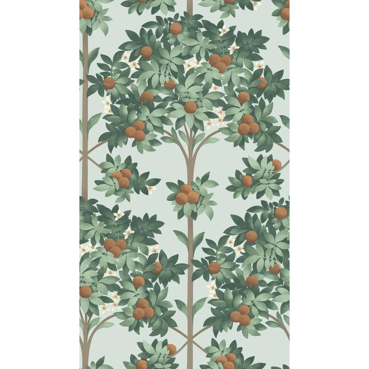 Cole & Son Orange Blossom Burnt Orange/Mint/Seafoam Wallpaper